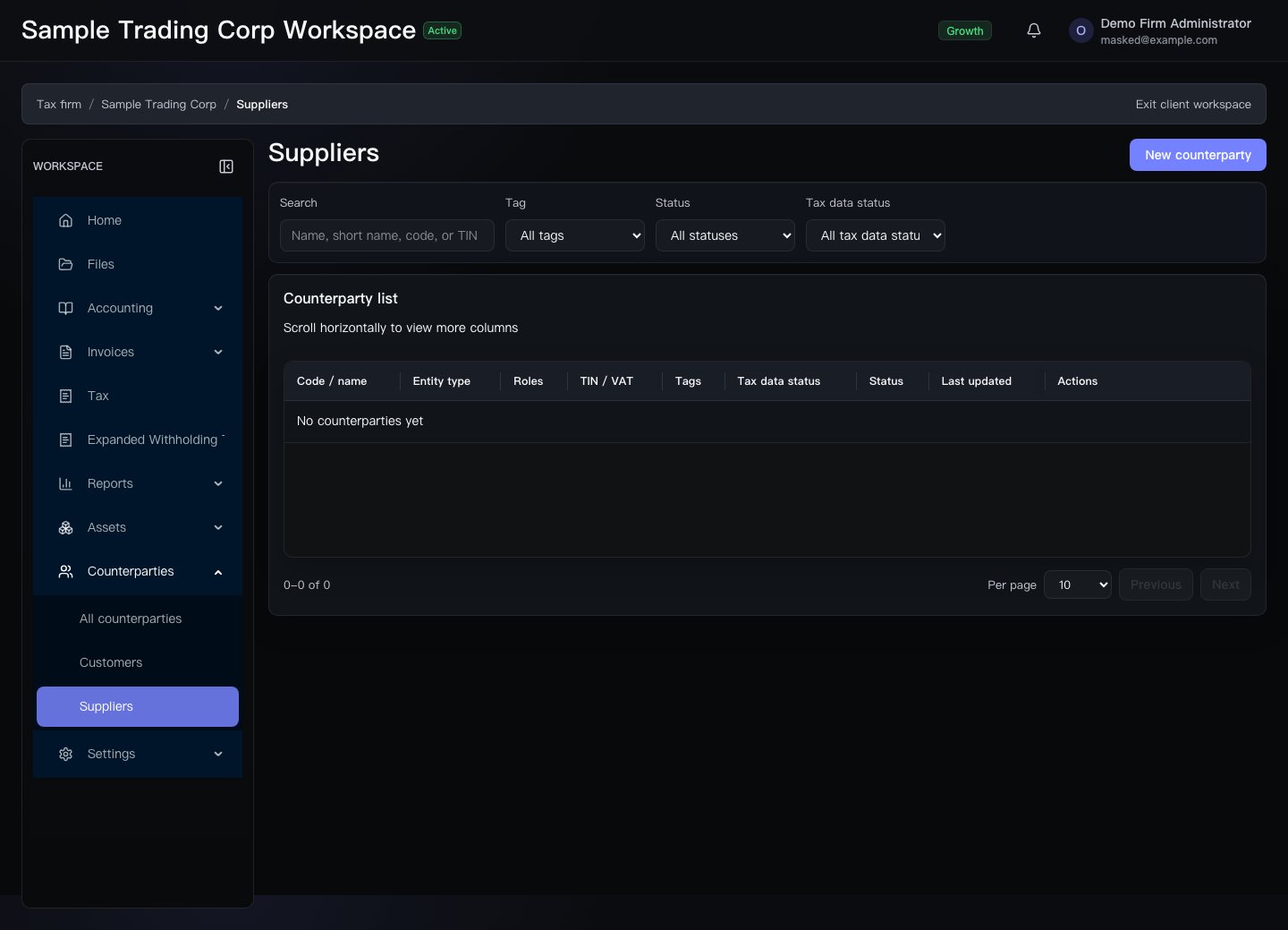Suppliers